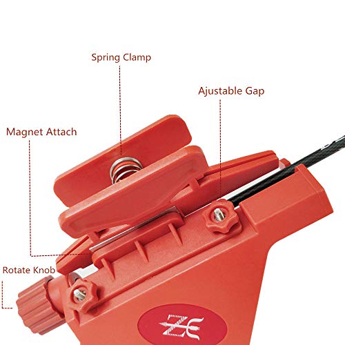Kit Fletching Droit Hélicoïdal HNZMDY Chasse à L'arc Gabarit D