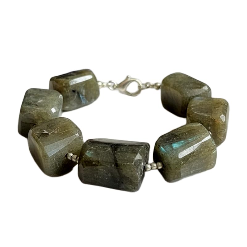 Bracelet en labradorite fait main LKBEADS, un cadeau mémorable pour elle