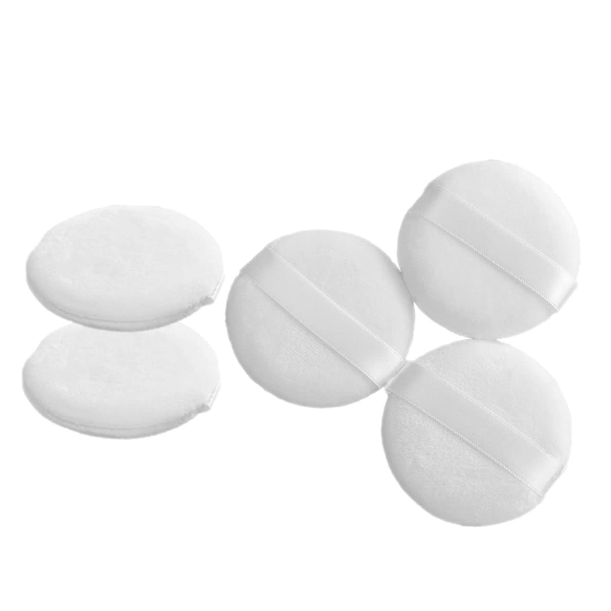PACKOVE 5Pcs Fluffy Makeup for Soft Powder for Face Makeup Convenient and Portable Applicators for Loose and Setting Powder Skin Friendly and Easy to Clean