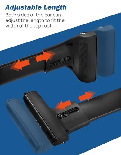 Image of JOYTUTUS 300LBS Lockable Roof Rack Cross Bars Compatible with Chevy Chevrolet Trax 2023-2026, Heavy Duty Anti-Theft Aluminum Crossbars for Rooftop Cargo Carrier Luggage Kayak Canoe Ski Snowboard