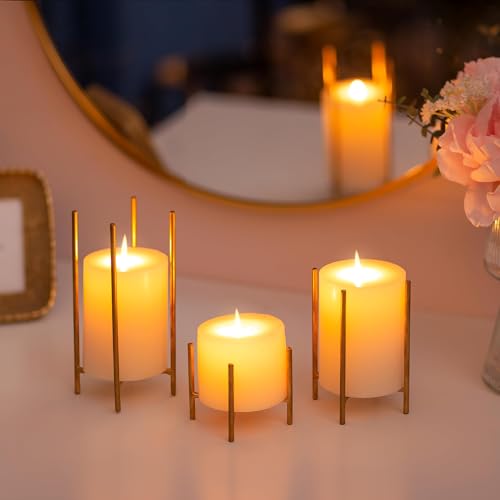 Sziqiqi Pillar Candle Holders Gold thumb #3