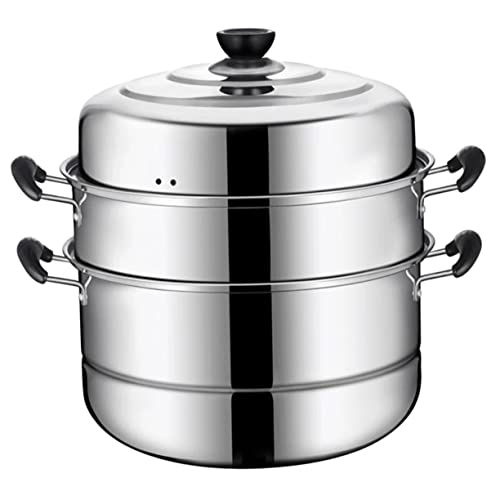 LABRIMP Teiliges Edelstahltopfset Stapelbarer Dampfgartopf Mit Glasdeckel Praktisches Küchenkochgeschirr Für Effektives Dampfgaren Hohe Festigkeit Schnelle Und Gleichmäßige Wärmeleitung En LABRIMP Teiliges Edelstahltopfset Stapelbarer Dampfgartopf Mit Glasdeckel Praktisches Küchenkochgeschirr Für Effektives Dampfgaren Hohe Festigkeit Schnelle Und Gleichmäßige Wärmeleitung En