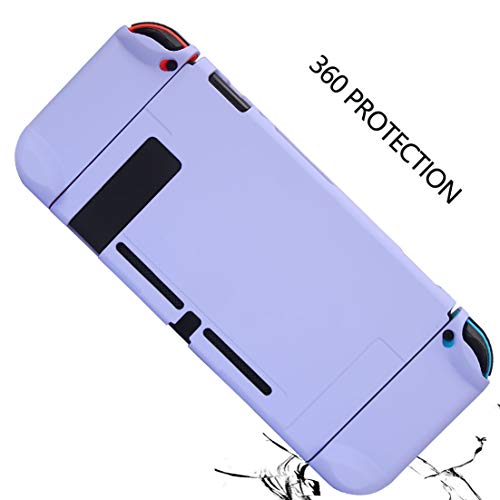 Comcool Dockable Case For Nintendo Switch - Comcool 3 In 1 Protective Cover Case For Nintendo Switch And Joy-Con Controller With Screen Protector And Thumb Grips thumb #6