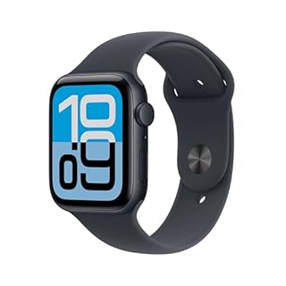 Apple Watch SE 3 GPS, Cassa 44 mm in alluminio mezzanotte con Cinturino Sport mezzanotte - M/L