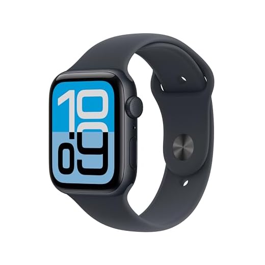 Apple Watch SE 3 [GPS 44 mm] Montre connectée avec boîtier Minuit et Bracelet Sport Minuit. Moniteur activité/Sommeil/fréquence Cardiaque, écran Toujours activé