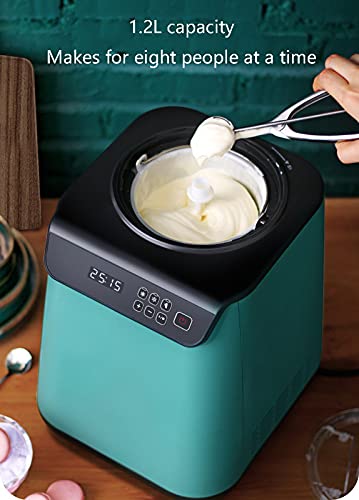 BAHAOMI Softeismaschine, Home Soft/Hard Eismaschine Maschine, Keine Vorkühlung Erforderlich, LCD-Display, Elektrische… – Bild 4
