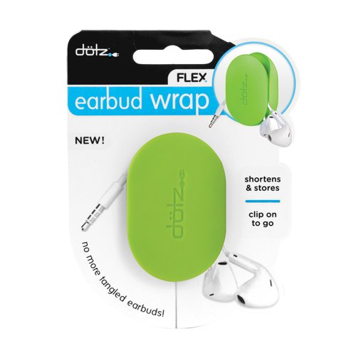Dotz Flex Earbud Wrap For Cord And Cable Management, Lime (Fxw37M-Cl) #TOP26