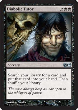 Magic The Gathering - Diabolic Tutor (95/249) - Magic 2014