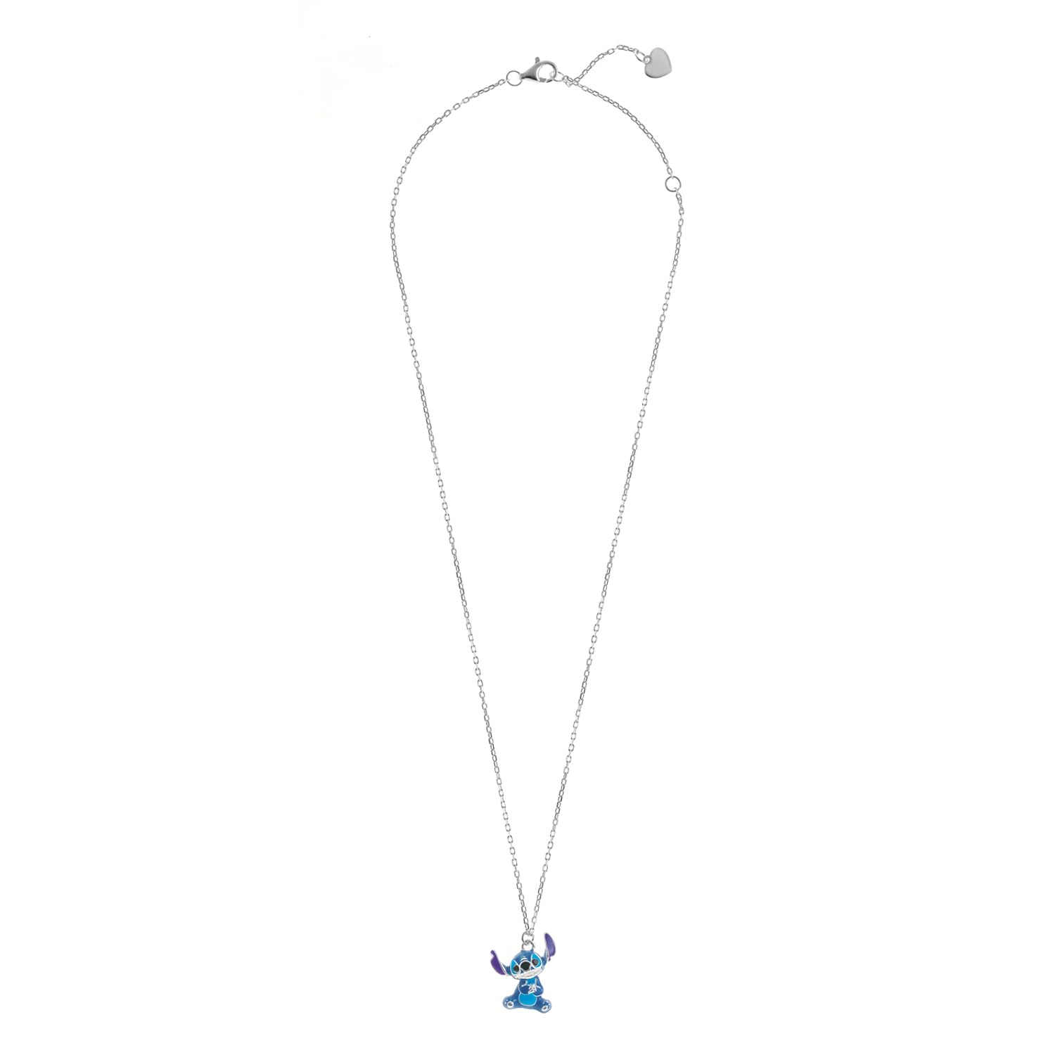 Disney Collana Lilo & Stitch in Argento per Ragazze, 45cm