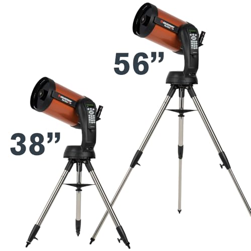 Celestron 11069 NexStar 8SE Computerised Schmidt-Cassegrain Telescope with Advanced GPS, Astroimaging and AutoAlign Features, Black/Orange