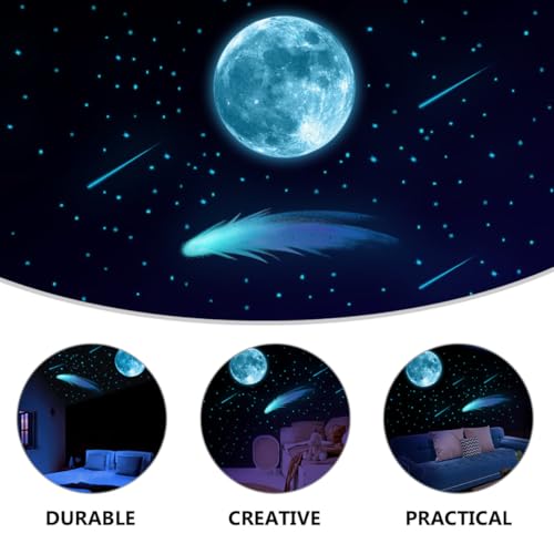 Set de Stickers Luna Llena Luminiscentes SECFOU miniatura 6