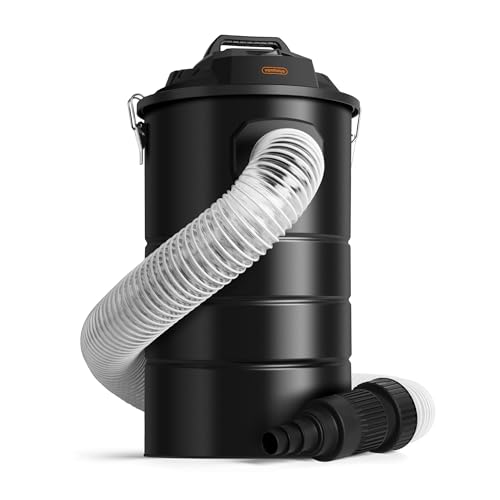 VonHaus 1200W Industrial Dust Collector – 55L Wet & Dry Vacuum with HEPA Filter – Workshop Dust Extractor – 2m Hose, 5 Adaptors (31–85mm), 1 Micron Filtration & Blower Function