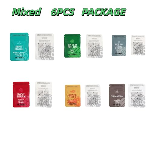 6pcs Fruit flavors cores to quit smoking,Breathe Free Necklace Classic Shift, Anxiety & Stress Relief Breath Tool for Meditation, Mindfulness and Relaxation,Gift for her and him,Yoga therapy tool - Image 4