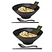 GladyStore Ramen - Cuencos para pasta de ramen, cuenco para sopa, pasta instantánea, juego de vajilla, cuenco para columpio, juego de bolas, juego de platos, vajilla japonesa, 2 juegos (6 unidades)