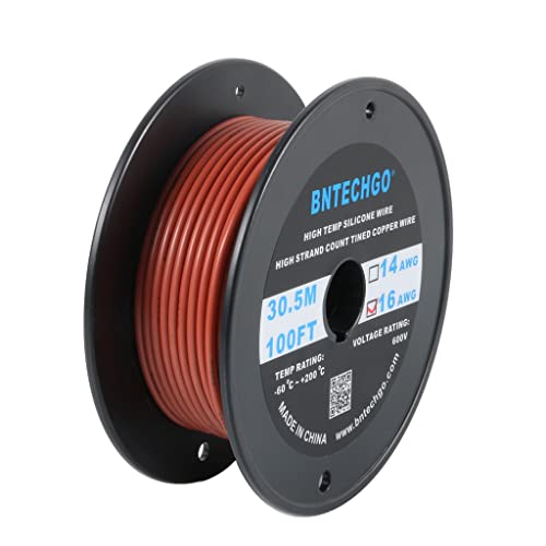 Fil de silicone 16 AWG de haute précision en cuivre étamé pour câblage de performance
