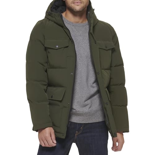 Image of Levi's Men's Arctic Cloth Quilted Performance Parka