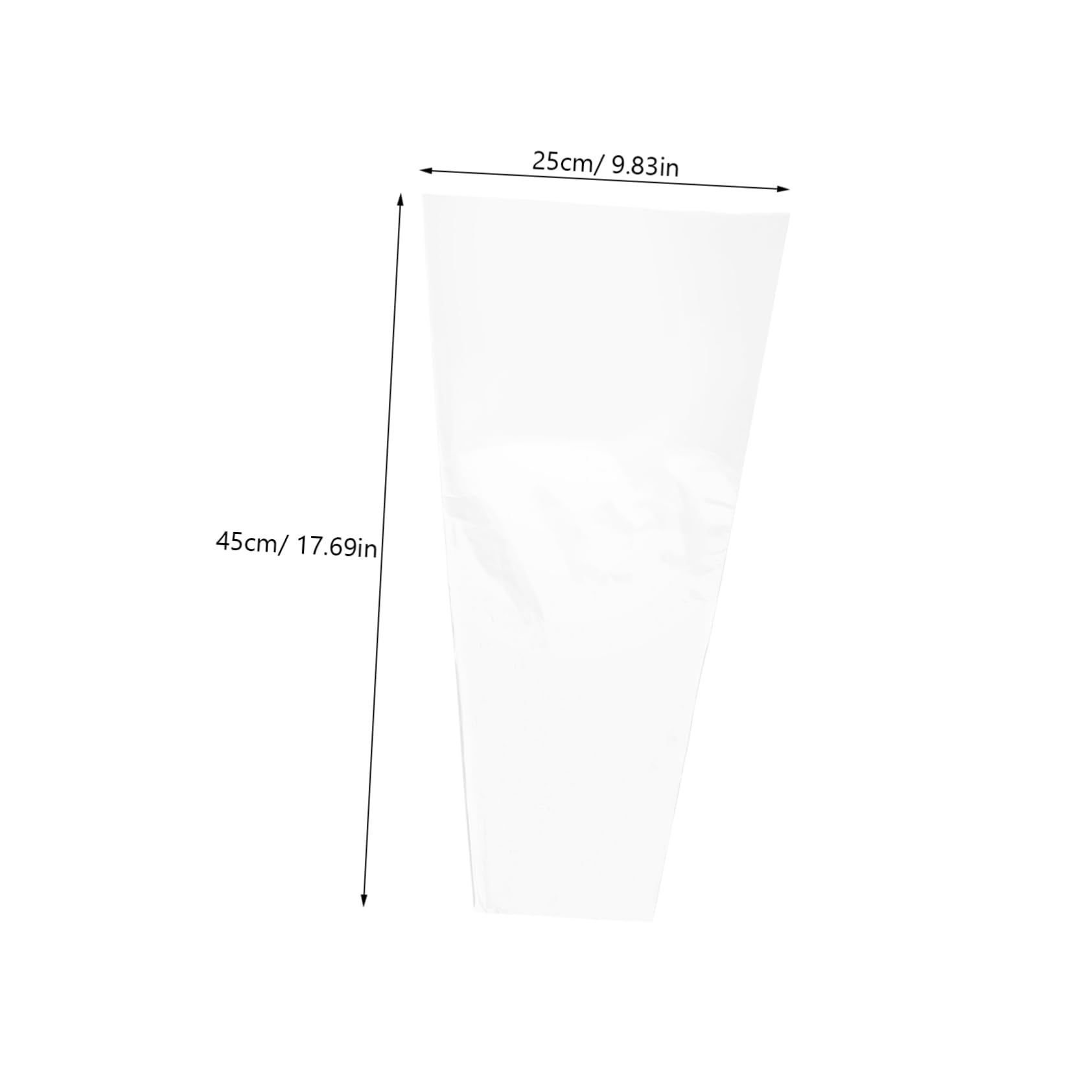 SHERCHPRY 50pcs Clear High Transparency Flower Bouquet Wrapping Paper for Elegant Floral Arrangements Durable Material for Valentine Day Weddings and Special Occasions