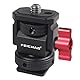 FEICHAO Multi-Winkel Rotation Monitor Halter 1/4 auf Kaltschuhhalterung Locating Pin Adapter für DSLR Kamera Blitzlicht Stabilisator Halterung Zubehör (Version C)