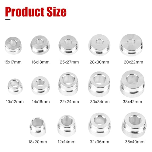 image for WUODAO17pcs Universal Aluminum Bearing Race and Seal Install Driver Se