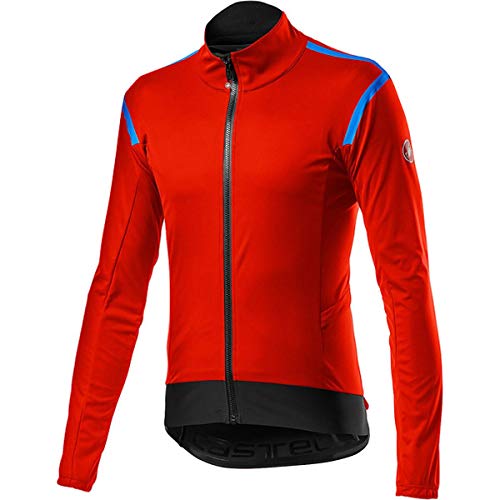 CASTELLI 4520554 ALPHA RoS 2 W L. JKT Jacket Women's Feurig rot/schwarz-zeleste L
