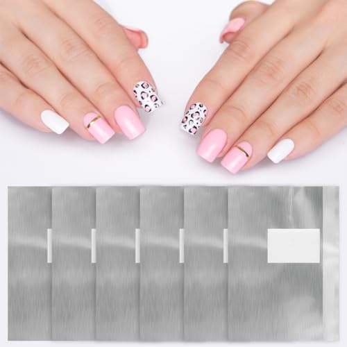 LOPHE Nail Polish Remover Wraps Pads, 100 Stück Aluminiumfolie Nagellack Remover Pads Einfachen Entfernen von Gel, Nagellack Remover Wraps für UV-Lack oder Nagellack