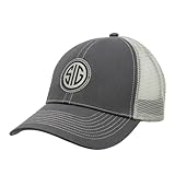 Sig Sauer Unisex Mark Woven Patch Adjustable Breathable Mesh Panels Active Sports Outdoor Range Shooting Hunting Trucker Hat