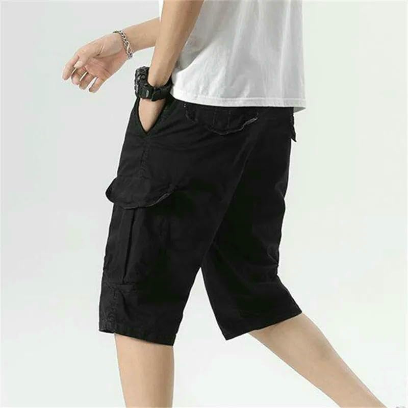 Short cargo d'été pour homme USTZFTBCL idéal balade décontractée - 5