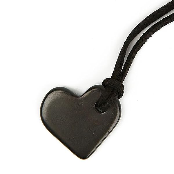 Karelian Heritage 100% Effective Shungite Necklace Heart for Women CC49 by Karelian Heritage - Used condition - US$15.54