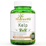 NutreeVit Pure Organic KELP Capsules - Thyroid Support, Strengthen Immune System - 100% Organic Kelp...