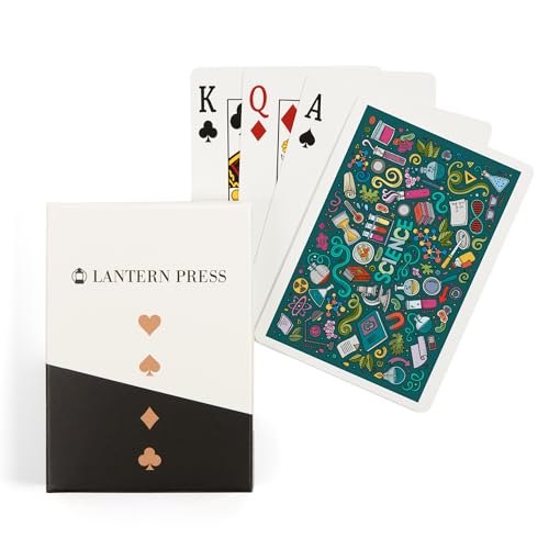Lantern Press Science Icons, baraja póker 52 cartas