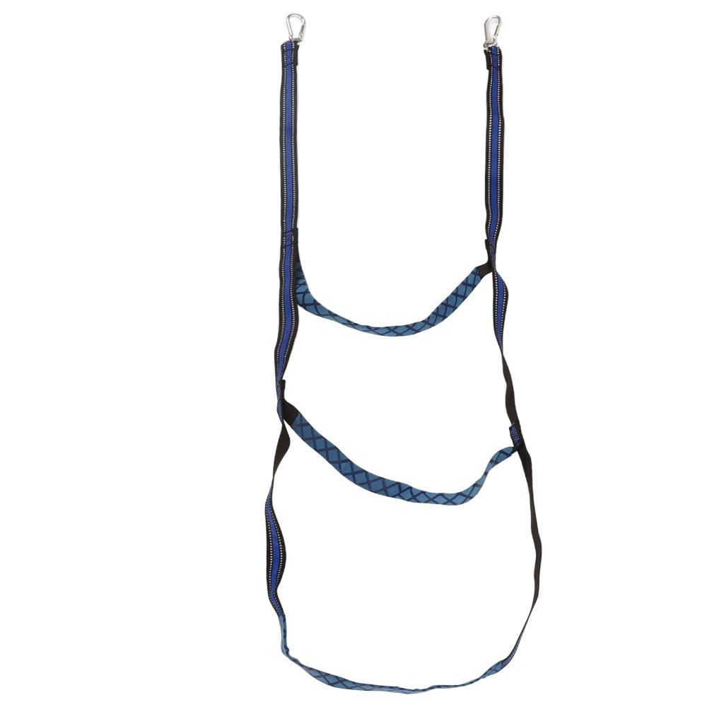 3 Step/4 Step/5 Step Nylon Boat Ladder Rope Boarding Steps Foldable Marine Boat Rope Ladder Equipment for Yachts(Blue 3-Step)