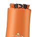 Lljsszr Waterproof Storage Sack Roll for Beach Activities and Water Sports, Orange, 3L