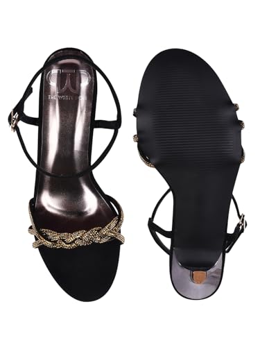 Image of The White Pole Stylish Attractive Ethnic Comfortable Fahsion Party Heels Stylish Stilettos Heels Sandal For Womens & Girls