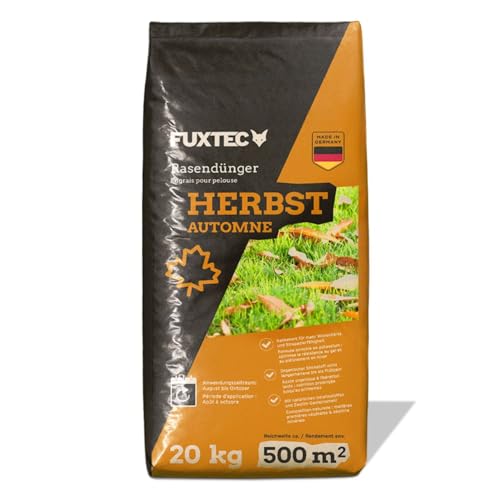 FUXTEC Abono para césped de otoño FX-RDH20 – abono potásico 20 kg...