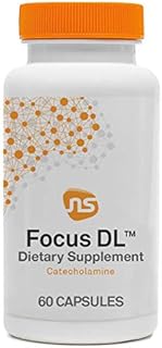 NeuroScience Focus DL - Focus Supplements for Adults, Kids + Teens - Promote Sustained Brain Focus, Memory + Concentration with 1000mg DL-Phenylalanine - Brain Health Support Supplement (60 Capsules)