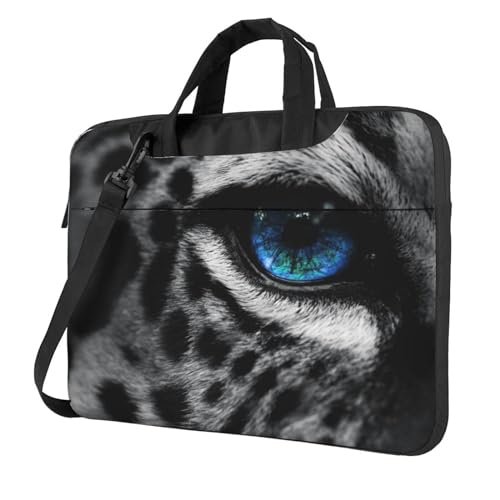 Sac ordinateur portable imprimé léopard des neiges sacoche voyage travail