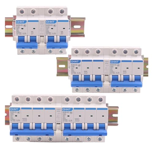 Interruptor de transferencia manual de 220V 40A para carril DIN con disyuntor de enclavamiento 1P 6