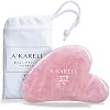A: Karell Gua Sha Rozenkwarts authentieke massage van het gezicht lymfatische ontwatering jade stone tegen rimpels…