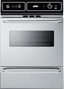 Summit 24" Wide Gas Wall Oven, Stainless Steel - TTM7212BKW