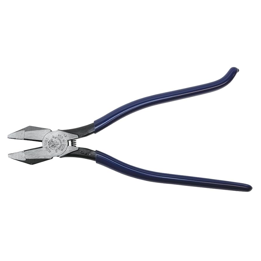 Klein Tools D201-7CST Ironworker Pliers, Spring Loaded Side