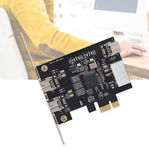 image for Yoidesu Firewire Ports PCI-Express Controller Card PCI E to 3-Port 139