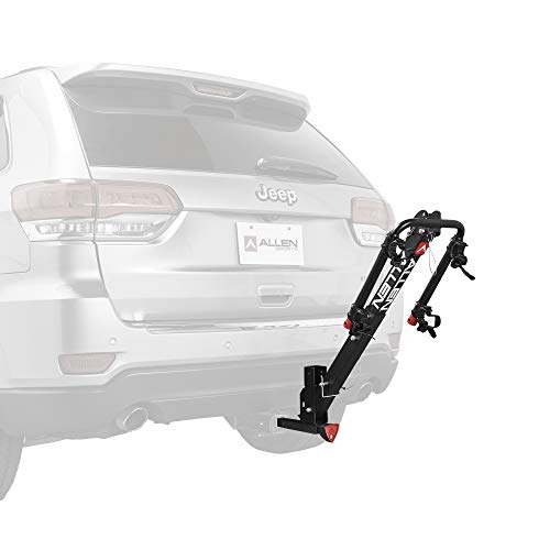 Allen Sports Deluxe Locking Quick Release 2-Bike Carrier For 2 Inch & 1 4 In. Hitch, Model 522Qr , Black #TOP6