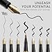 Wordsworth & Black Calligraphy Pen Gift Set, Includes Bottle, 6 Cartridges, Refill Converter, 6 Replacement Nibs, Premium Package, Journaling, Smooth Writing Pens [Black Gold]