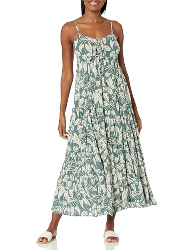 Image of Angie Women's Angie Women's Printed Twist Front Keyhole Maxi Dress