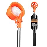 BIRDIEBLAST Golf Ball Retriever, 9Ft/12Ft/17Ft/20Ft Professional Stainless Steel Golf Ball Retriever, Telescopic Golf Ball Retriever for Water