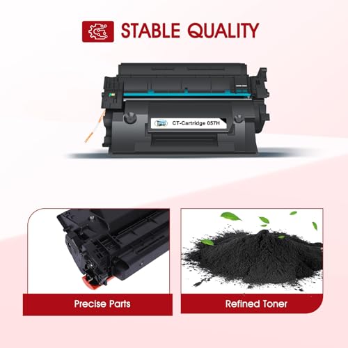 Image of 057H Black High Yield Toner Cartridge 057 MF445Dw MF455Dw 4-Pack