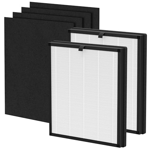 Filtres de rechange K06 pour purificateur HEARBOBO (Lot de 2 avec 4 pré-filtres)