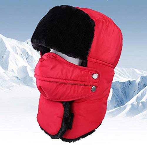 Chapeau aviateur homme hiver chaud-oreilles windproof pour chasse et ski outdoor