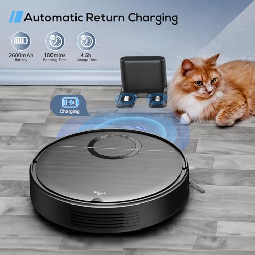 Robot Vacuum and Mop Combo with Self-Empty Base