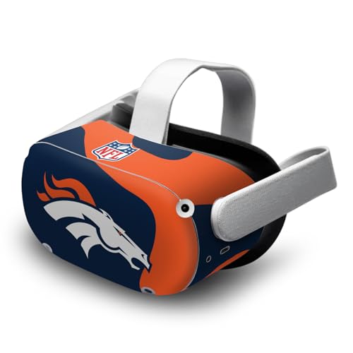 Autocollant Meta Quest 2 casque vinyle NFL Denver Broncos Head Case Designs - 3